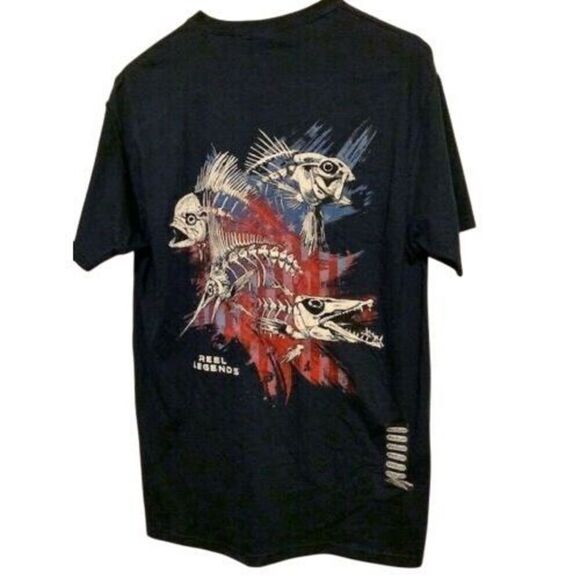 REEL LEGENDS SIZE MEDIUM T-SHIRT **NEW** - Picture 3 of 6